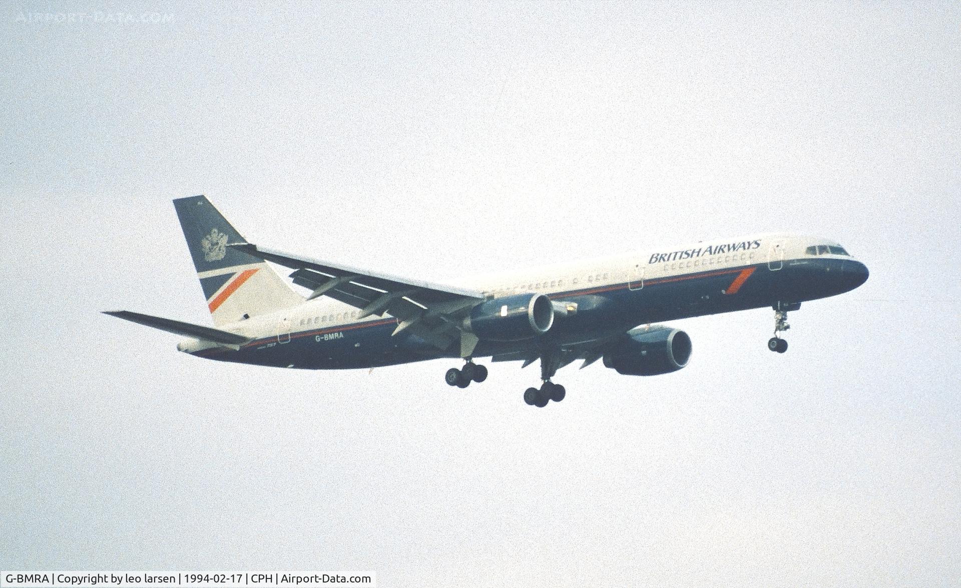 G-BMRA, 1987 Boeing 757-236 C/N 23710, Copenhagen 17.2.1994