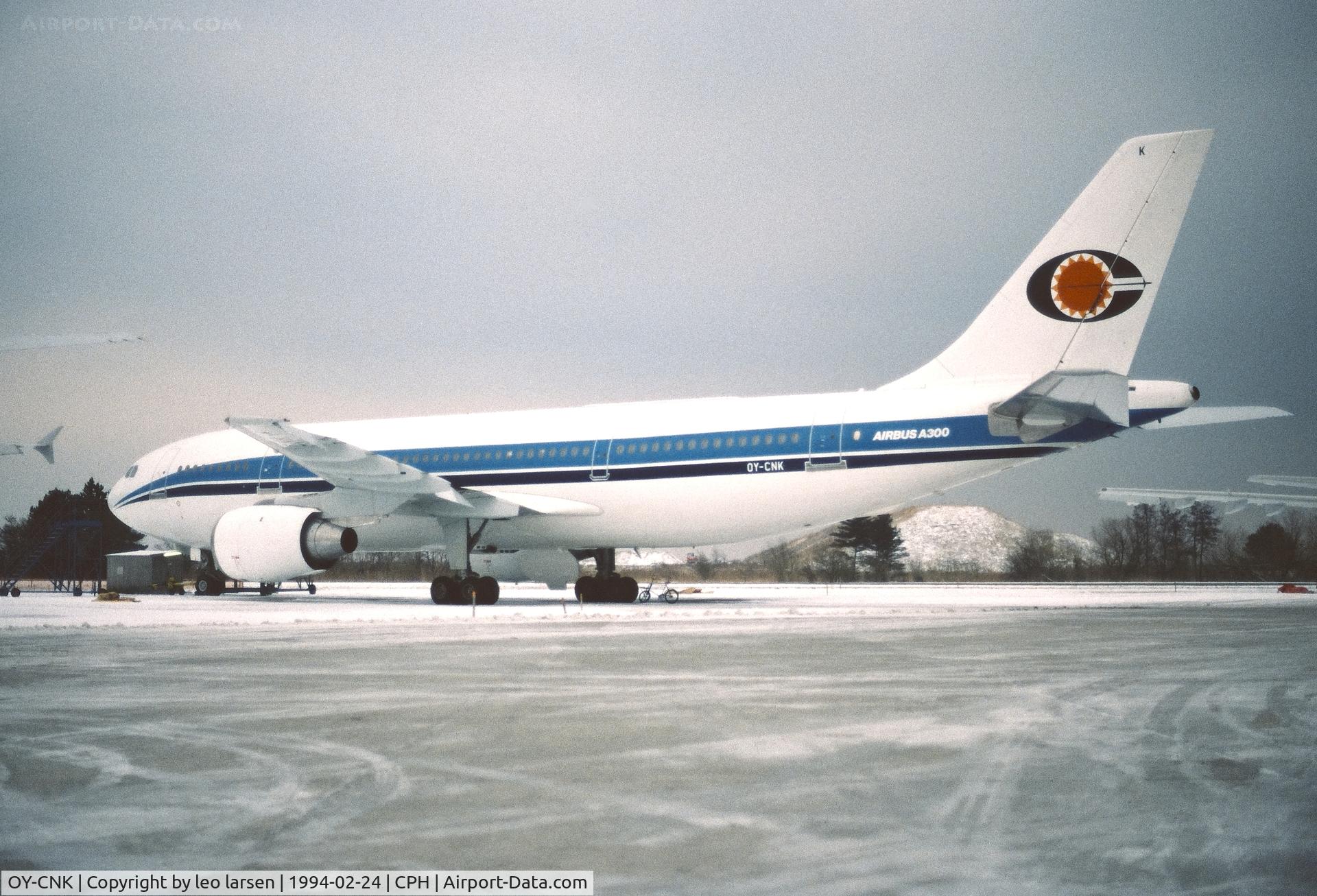 OY-CNK, 1979 Airbus A300B2-320 C/N 094, Copenhagen 24.2.1994