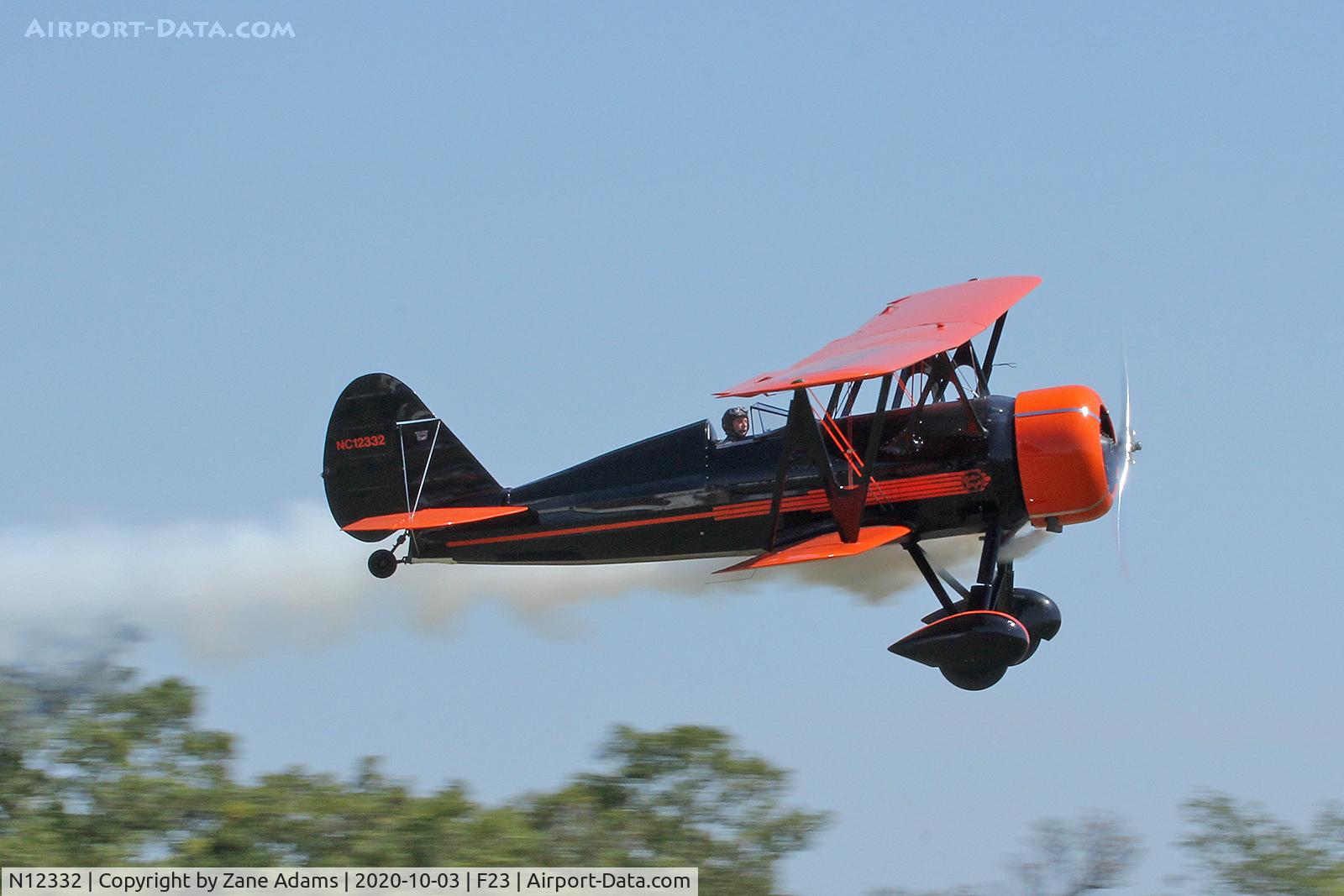 N12332, Curtiss-Wright Travel Air B-14-B C/N 2010, At the 2020 Ranger Airfield Fly-in