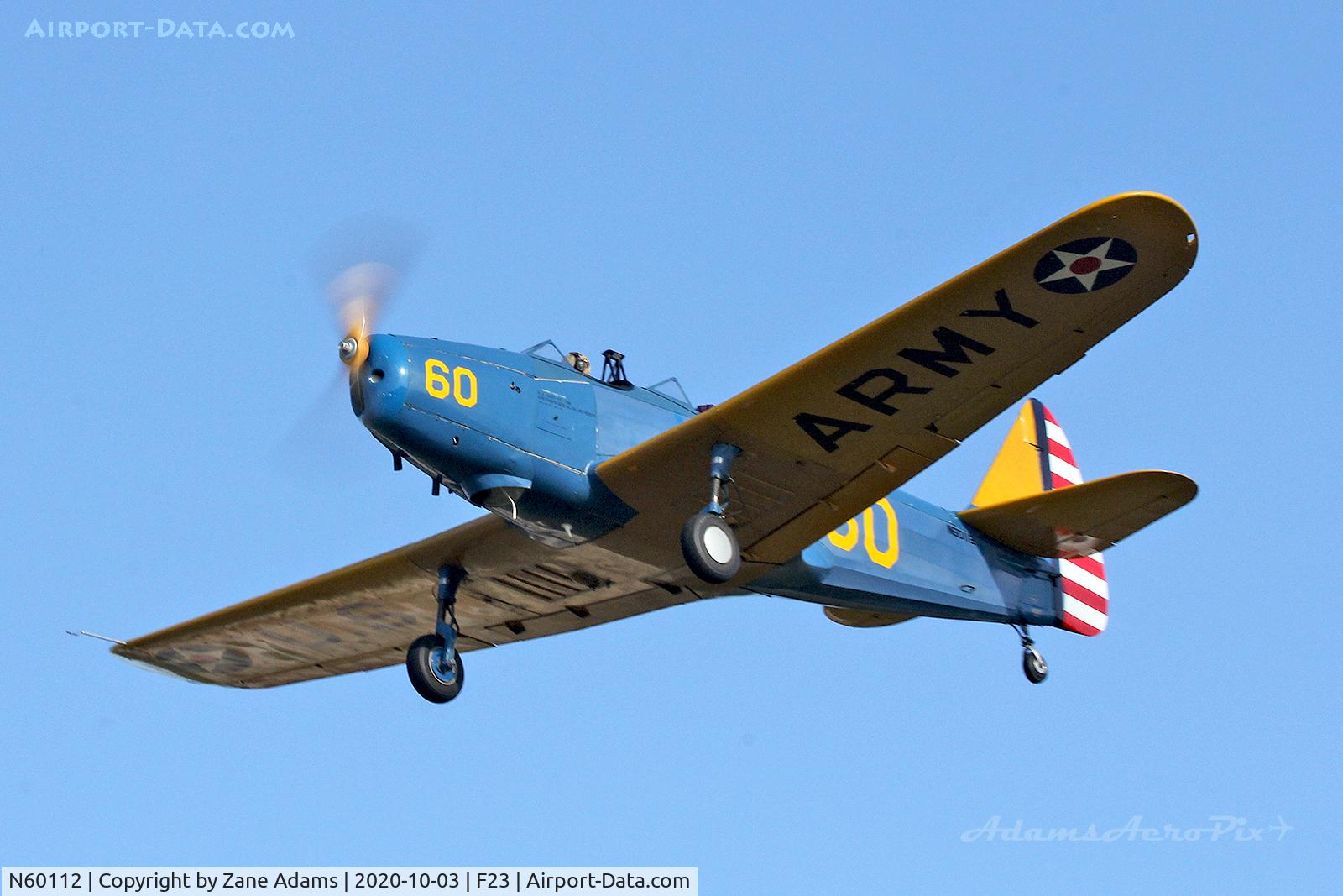 N60112, 1946 Fairchild M-62A C/N T43-5457, At the 2020 Ranger Airfield Fly-in