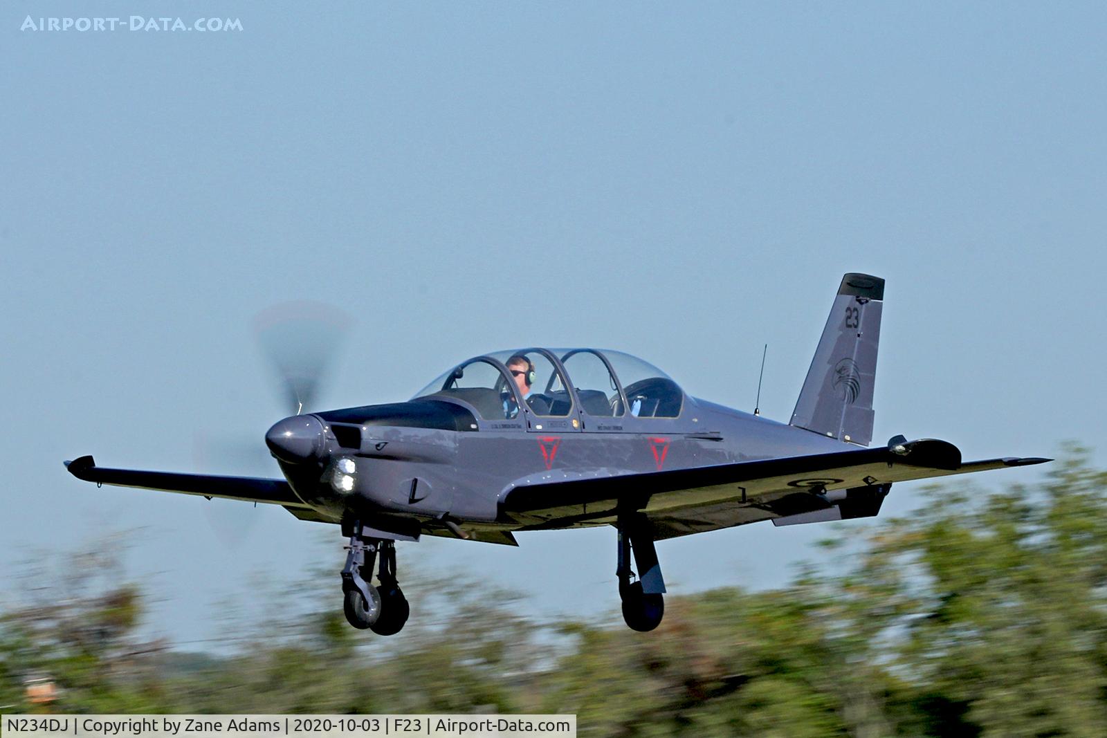 N234DJ, 1984 Socata TB-30 Epsilon C/N 10, At the 2020 Ranger Airfield Fly-in