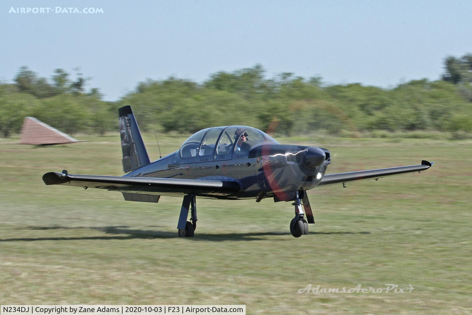 N234DJ, 1984 Socata TB-30 Epsilon C/N 10, At the 2020 Ranger Airfield Fly-in