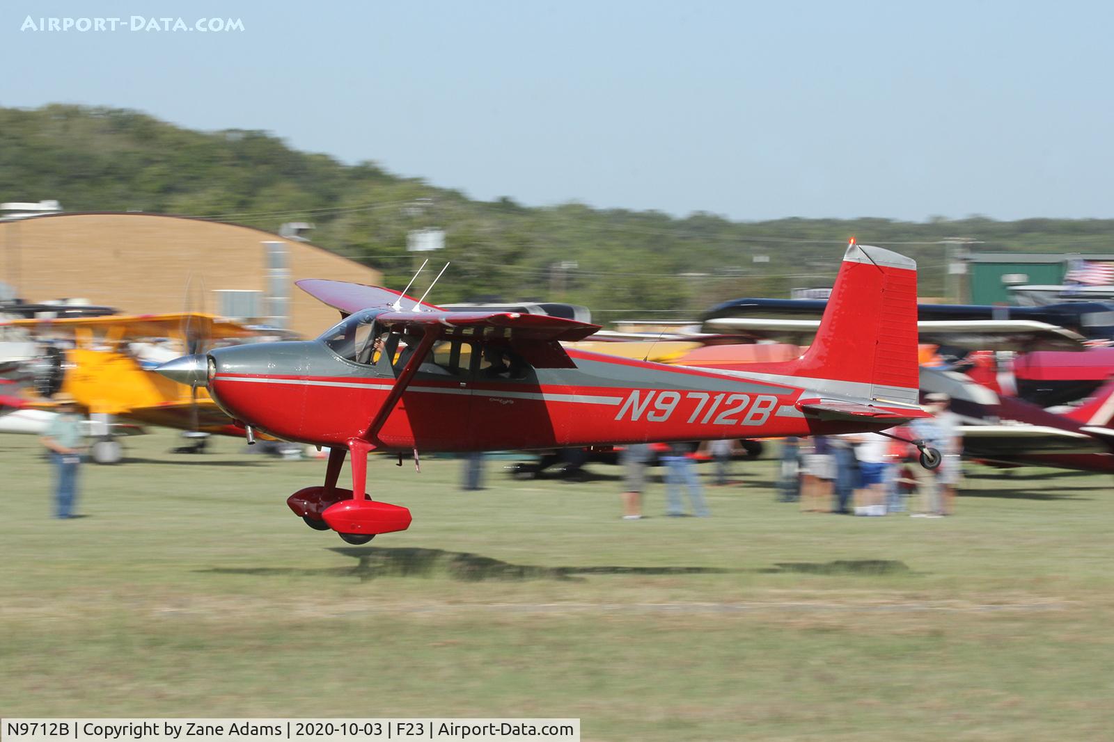 N9712B, 1957 Cessna 180A C/N 50010, At the 2020 Ranger Airfield Fly-in