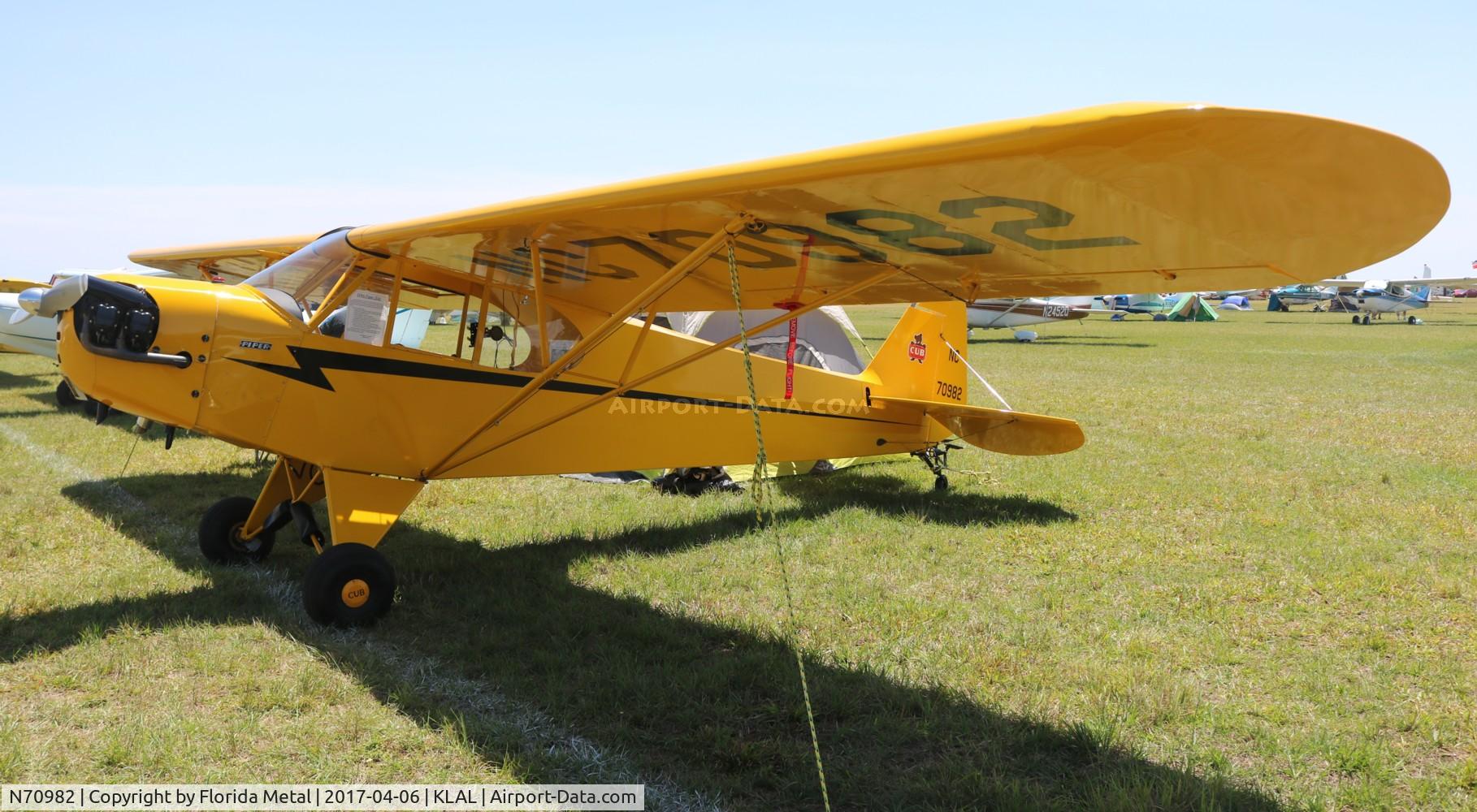 N70982, 1946 Piper J3C-65 Cub Cub C/N 18009, Piper J3 Cub