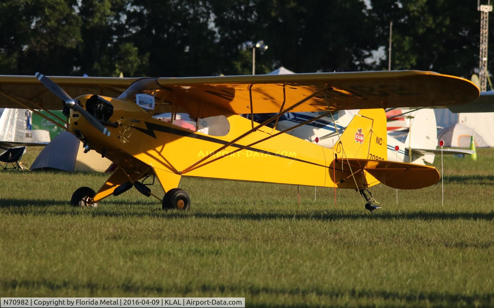 N70982, 1946 Piper J3C-65 Cub Cub C/N 18009, Piper J3 Cub