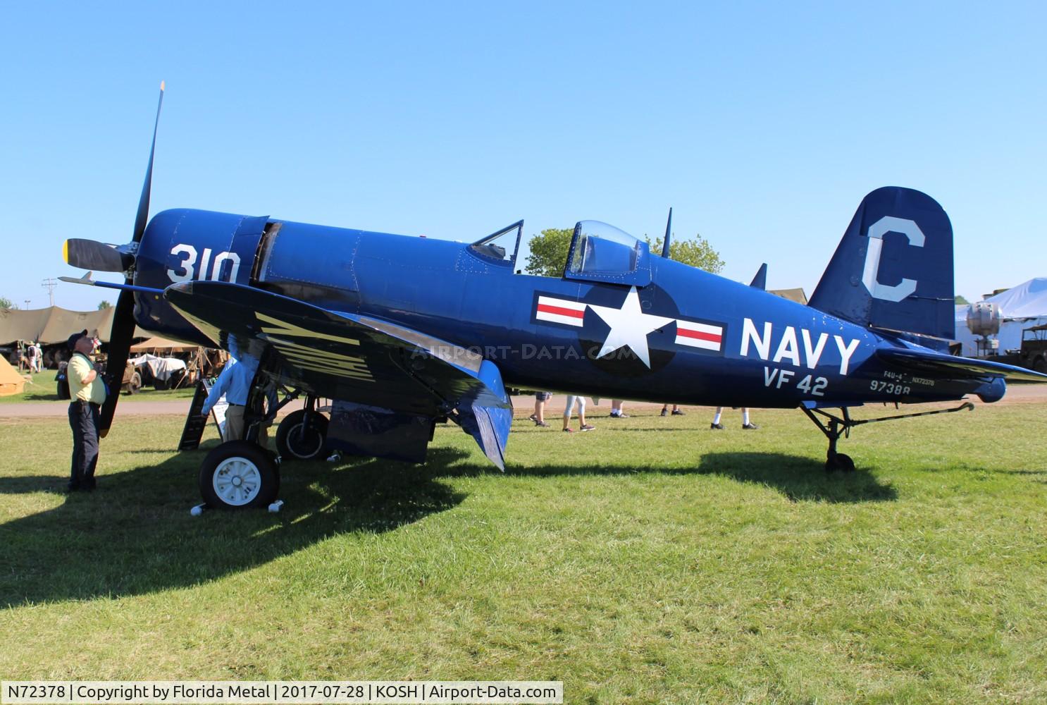 N72378, 1946 Vought F4U-4 Corsair C/N 9542, Corsair