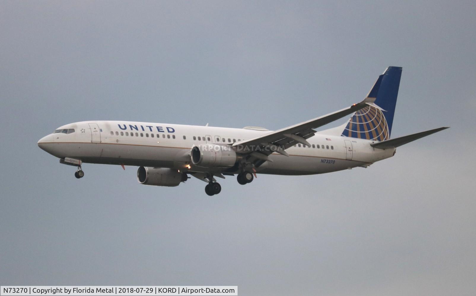 N73270, 2001 Boeing 737-824 C/N 31632, United 737-824