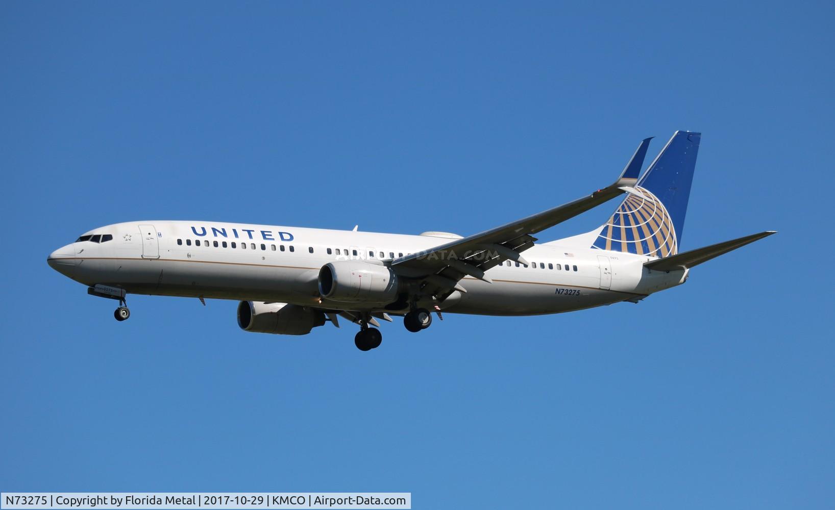 N73275, 2002 Boeing 737-824 C/N 31593, United 737-824