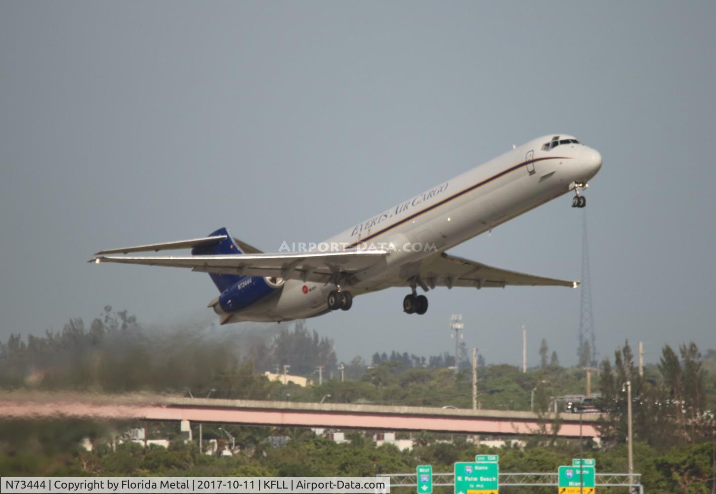N73444, 1987 McDonnell Douglas MD-82 (DC-9-82) C/N 49470, Everts Air Cargo