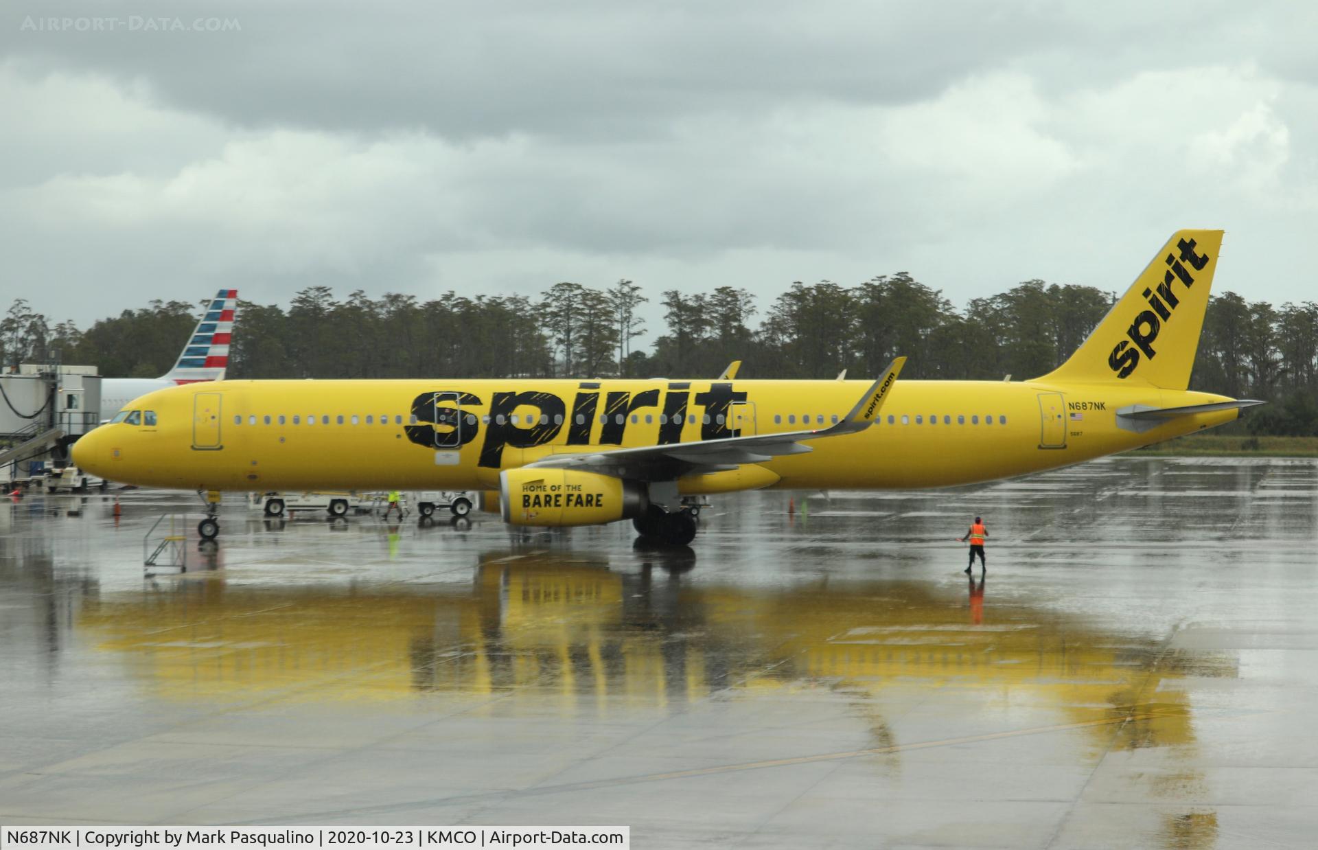 N687NK, 2018 Airbus A321-231 C/N 8160, Airbus A321-231
