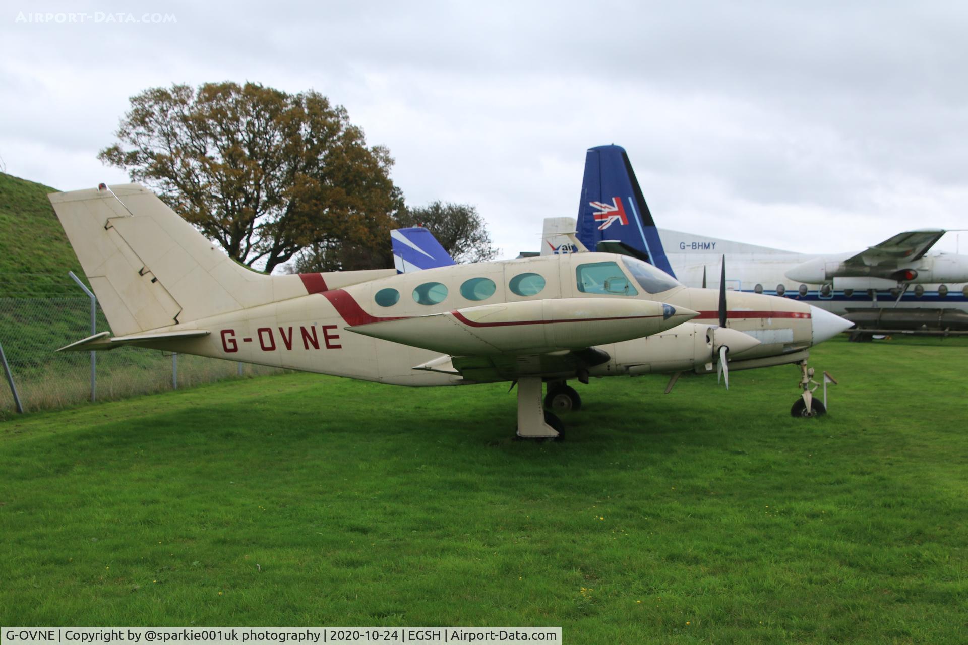 G-OVNE, 1969 Cessna 401A C/N 401A-0036, Seen preserved at the City of Norwich Aviation Museum