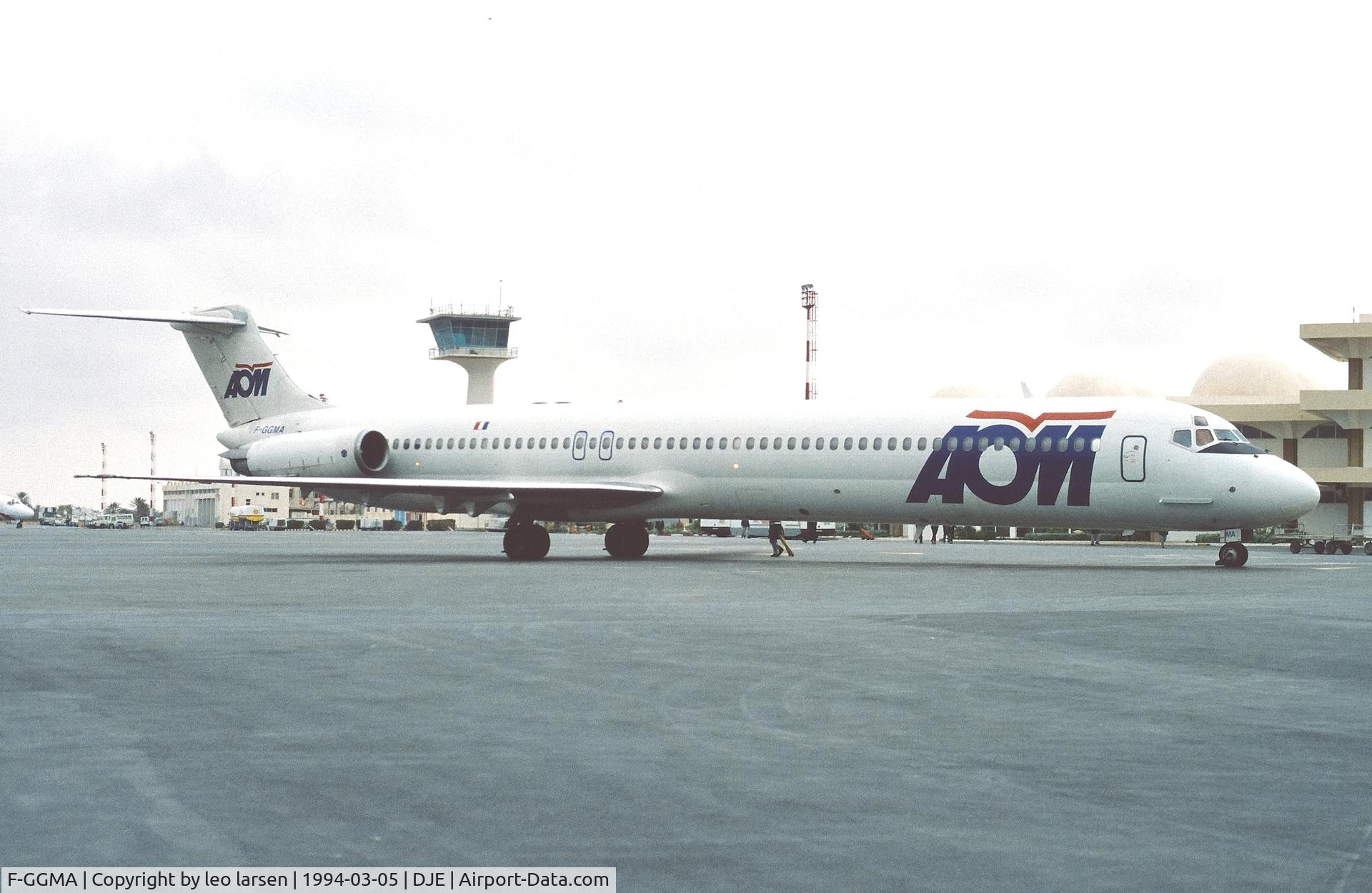 F-GGMA, 1986 McDonnell Douglas MD-83 (DC-9-83) C/N 49399, Djerba 5.3.1994