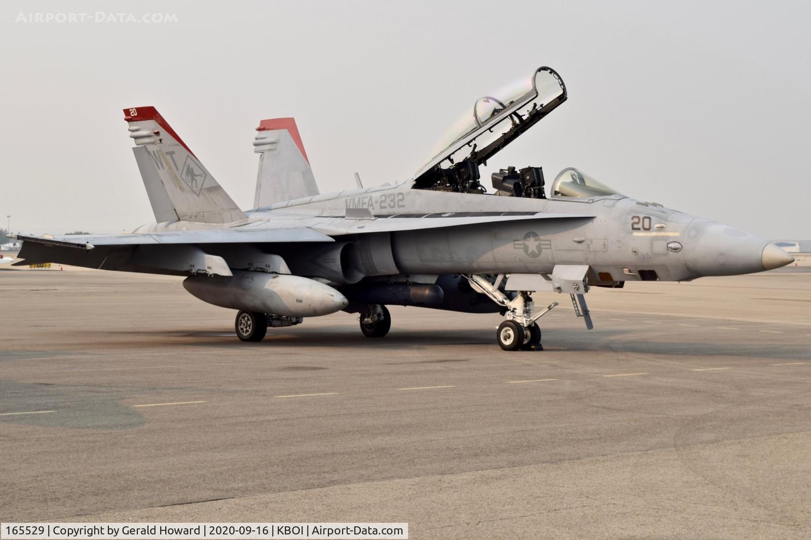 165529, Boeing F/A-18D Hornet C/N 1466/D150, WT-20, VMFA-232 