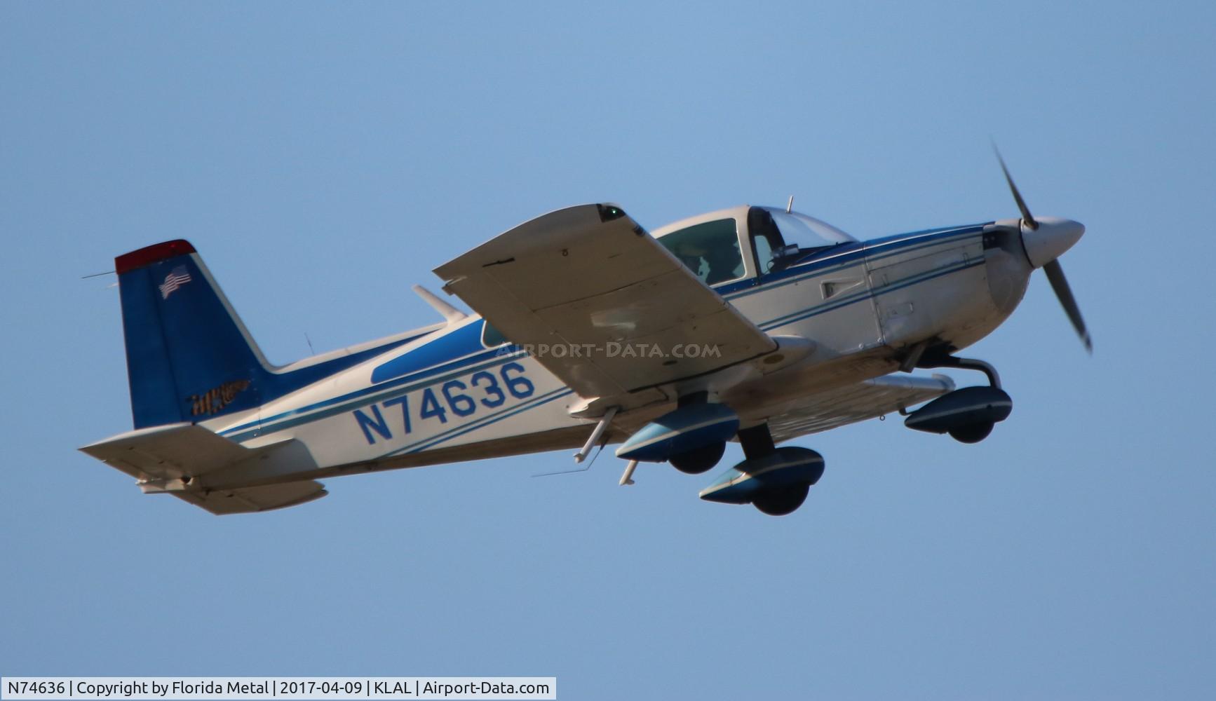 N74636, 1976 Grumman American AA-5B Tiger C/N AA5B-0306, AA-5B