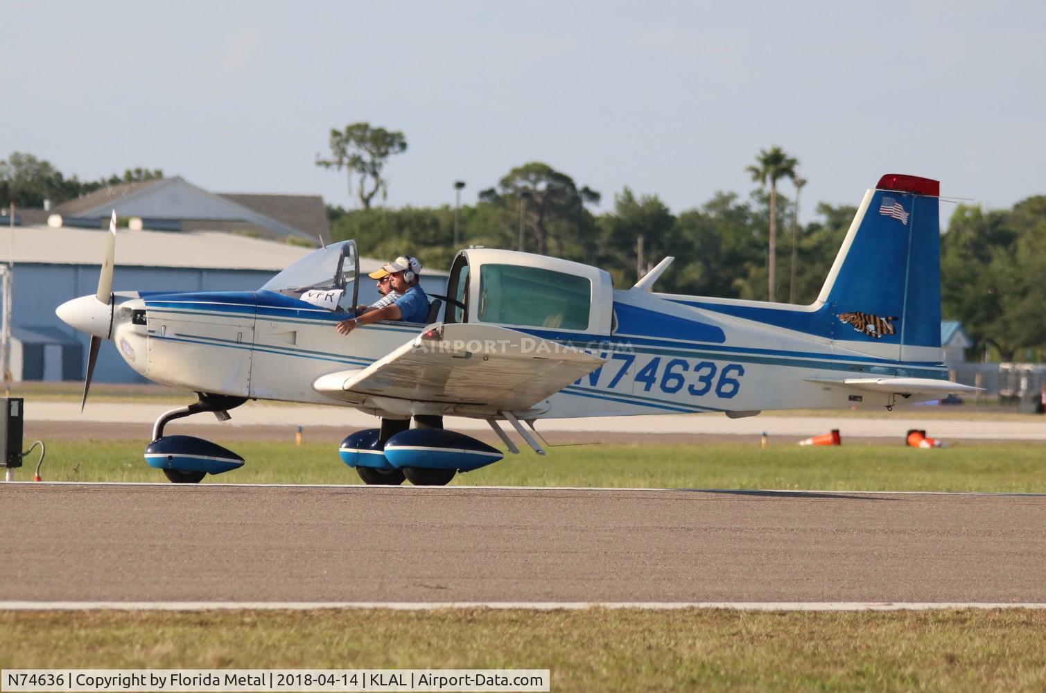 N74636, 1976 Grumman American AA-5B Tiger C/N AA5B-0306, AA-5B