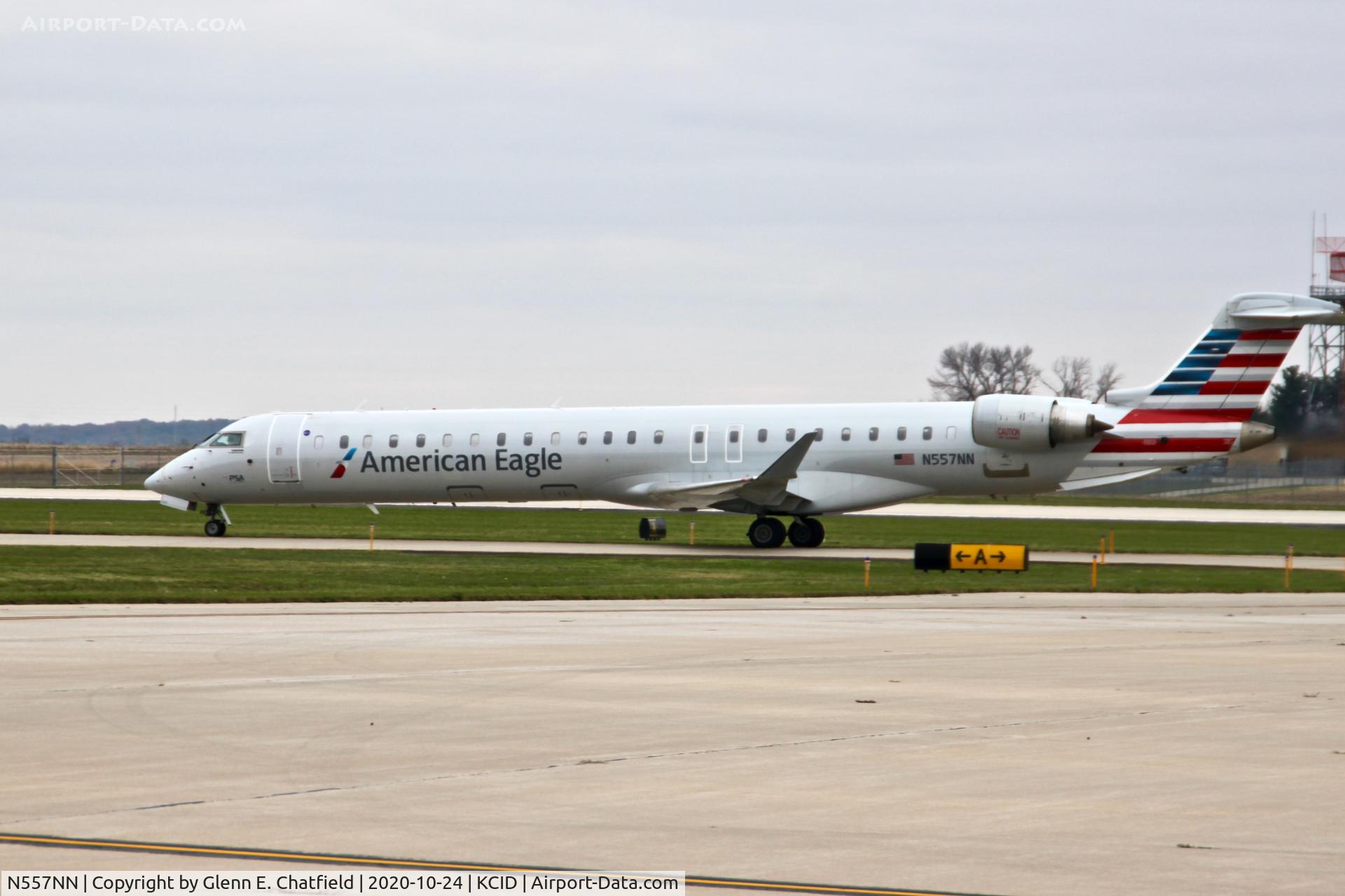 N557NN, 2014 Bombardier CRJ-900 (CL-600-2D24) C/N 15340, Taxiing to the ramp