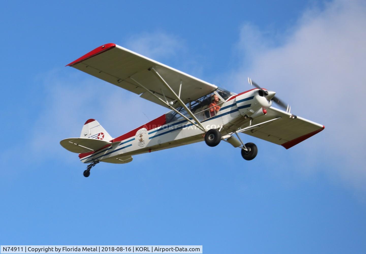 N74911, 1975 Piper PA-18-150 Super Cub C/N 18-7509092, PA-18