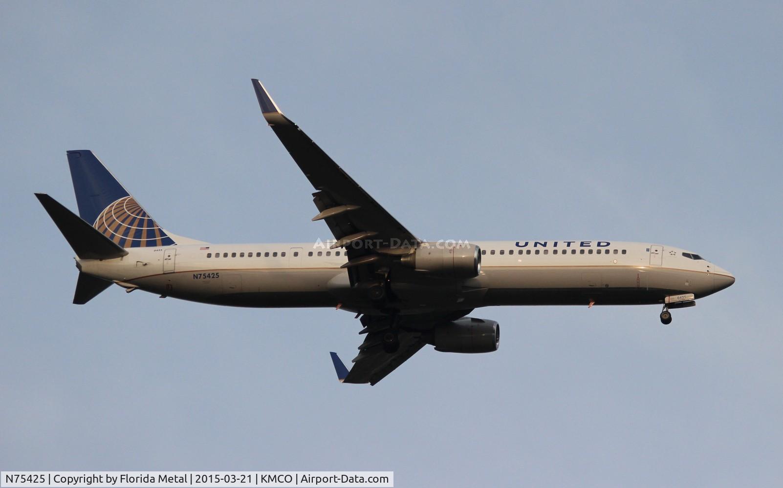 N75425, 2008 Boeing 737-924/ER C/N 33460, United 737-924