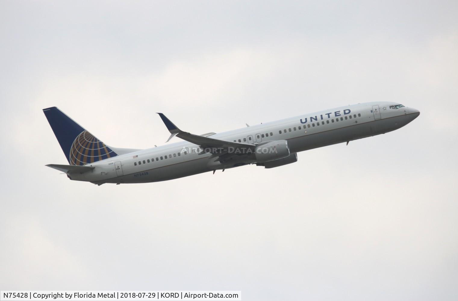 N75428, 2008 Boeing 737-924/ER C/N 31633, United 737-924