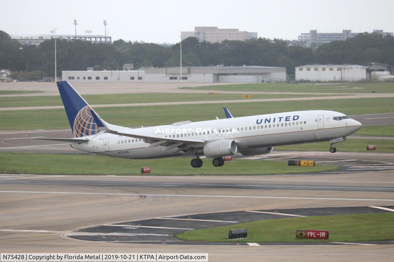 N75428, 2008 Boeing 737-924/ER C/N 31633, United 737-924