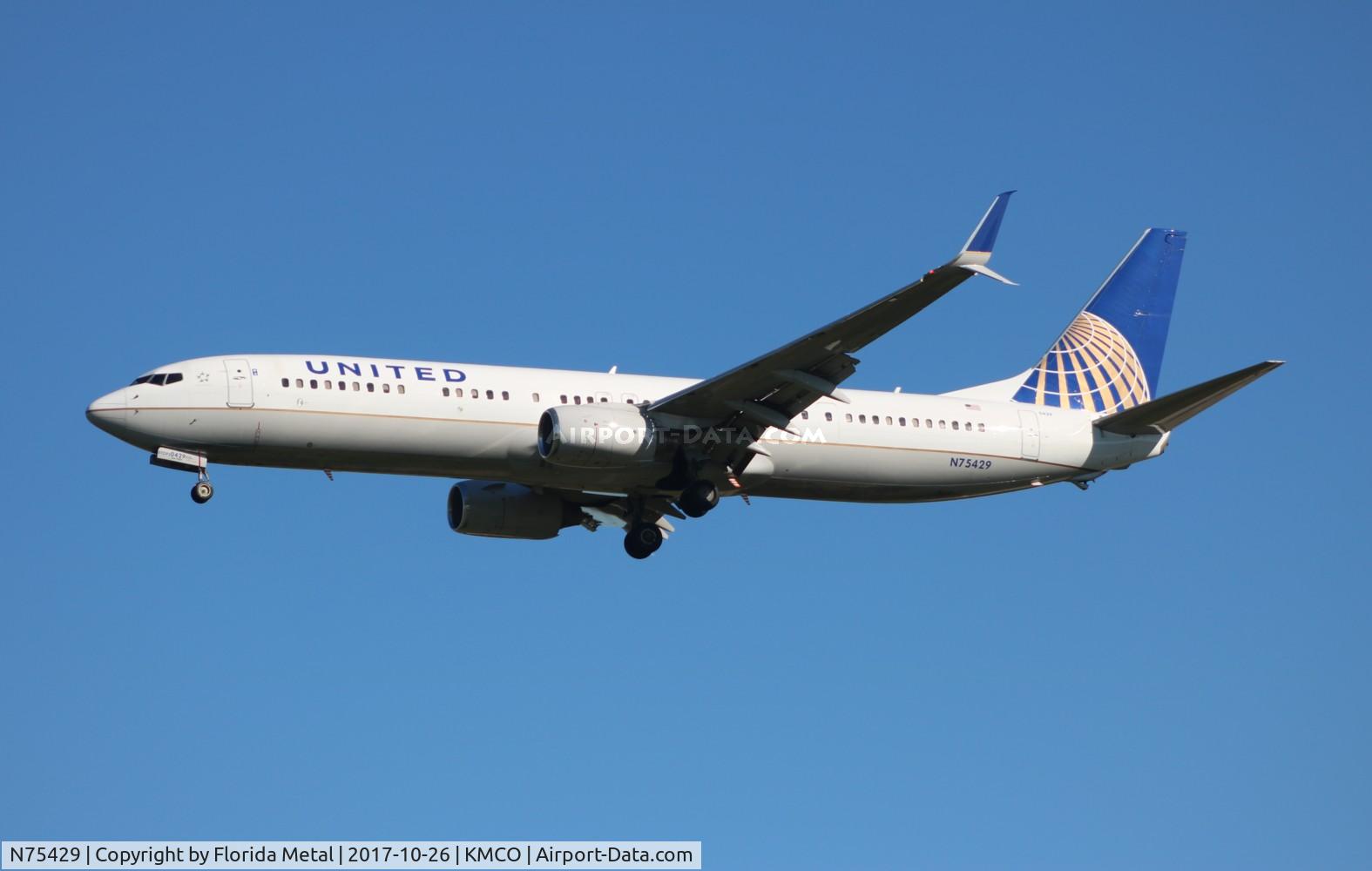 N75429, 2008 Boeing 737-924/ER C/N 30130, United 737-924