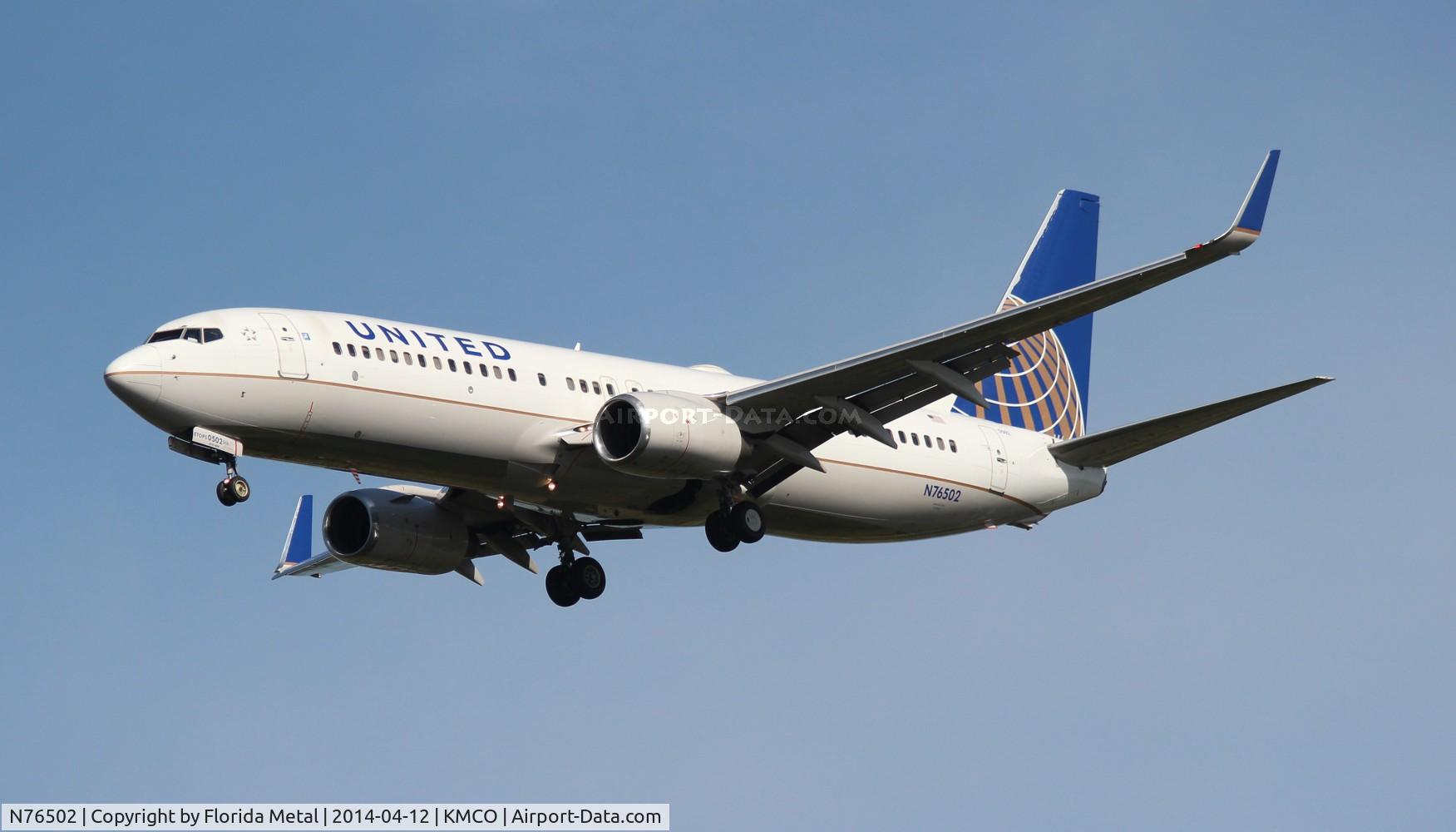 N76502, 2006 Boeing 737-824 C/N 31603, United 737-824
