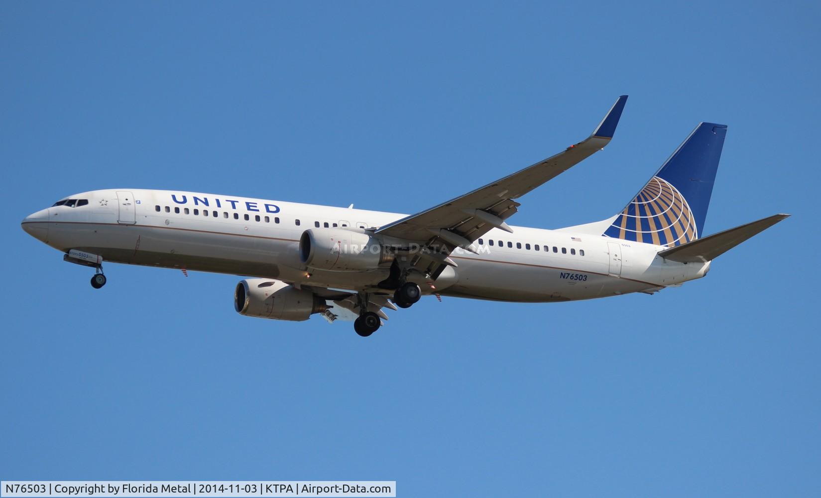 N76503, 2006 Boeing 737-824 C/N 33461, United 737-824