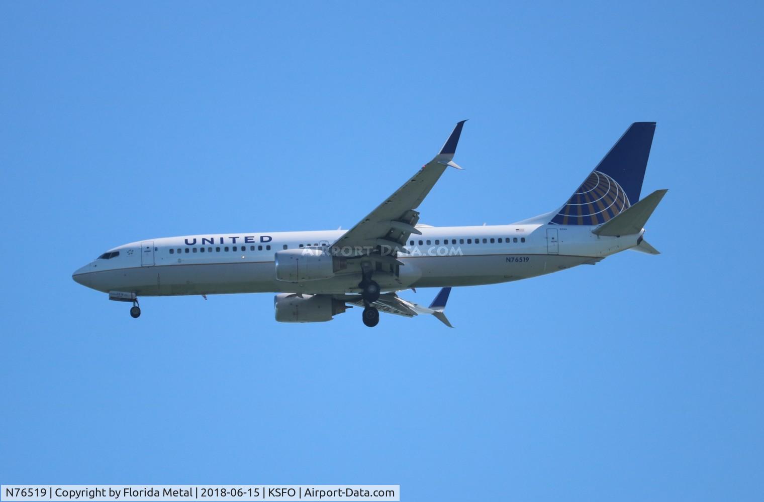 N76519, 2009 Boeing 737-824 C/N 30132, United 737-824