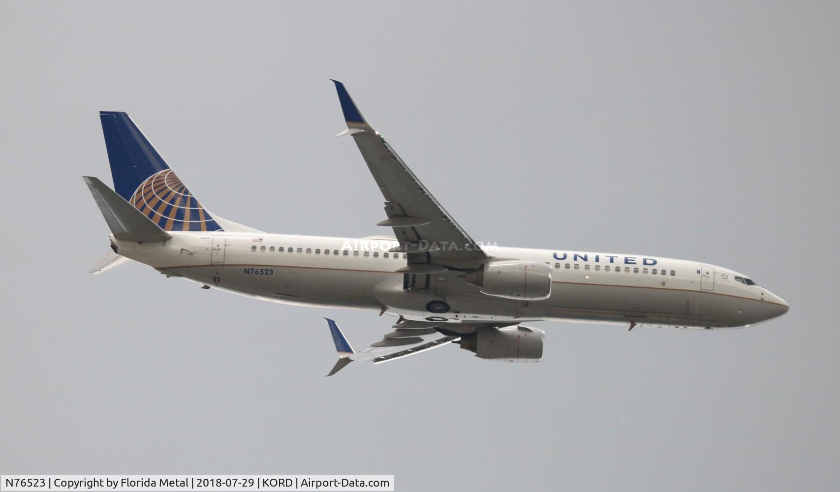 N76523, 2010 Boeing 737-824 C/N 37101, United 737-824