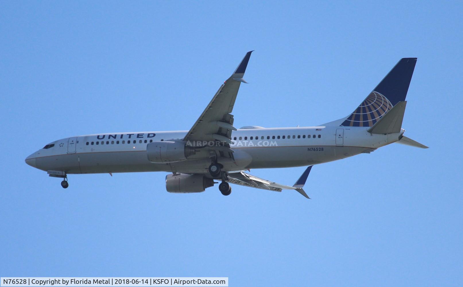 N76528, 2010 Boeing 737-824 C/N 31663, United 737-824