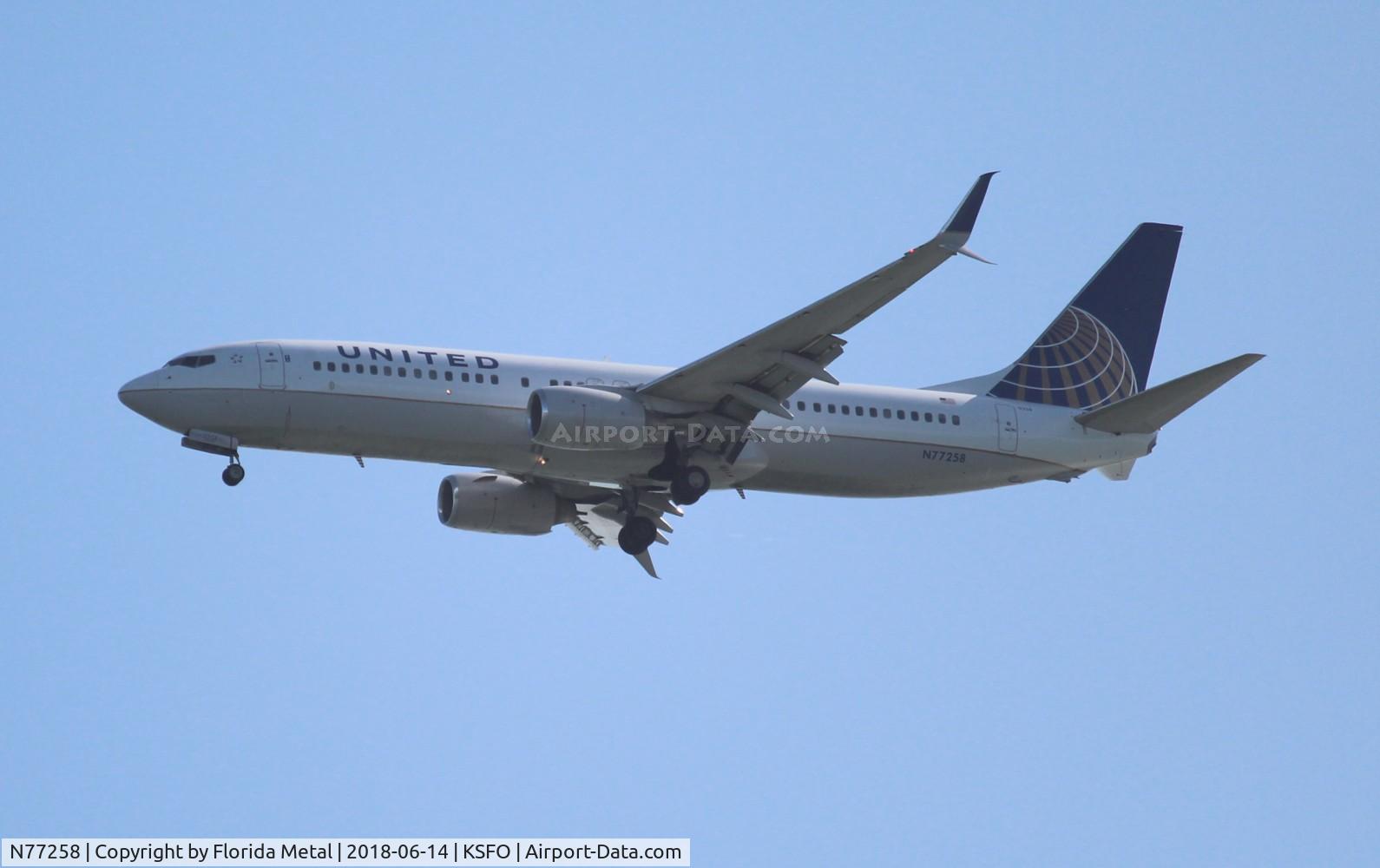 N77258, 2000 Boeing 737-824 C/N 30802, United 737-824
