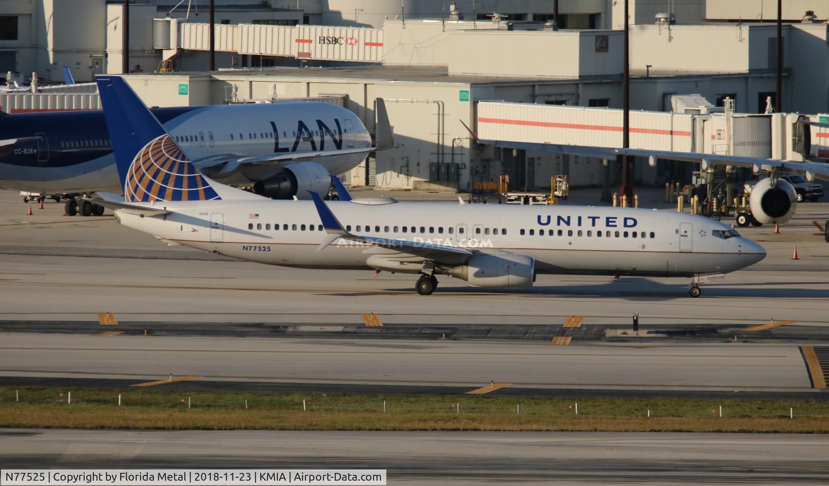 N77525, 2010 Boeing 737-824 C/N 31659, United 737-824
