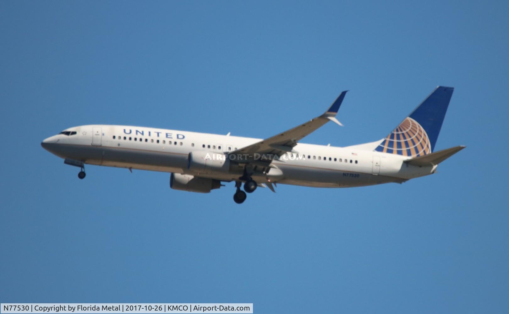 N77530, 2011 Boeing 737-824 C/N 39998, United 737-824