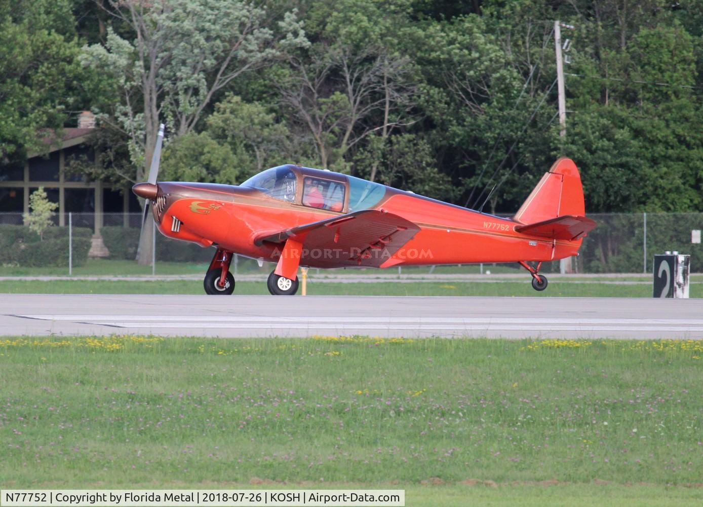 N77752, 1948 Globe GC-1B Swift C/N 3524, Globe GC-1B