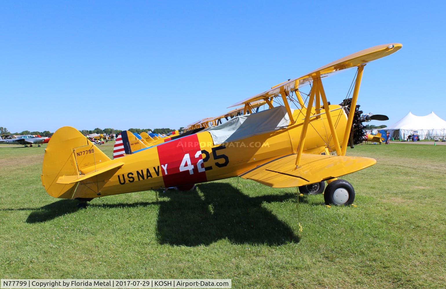 N77799, 1943 Boeing E75 C/N 75-8214, Stearman N2S
