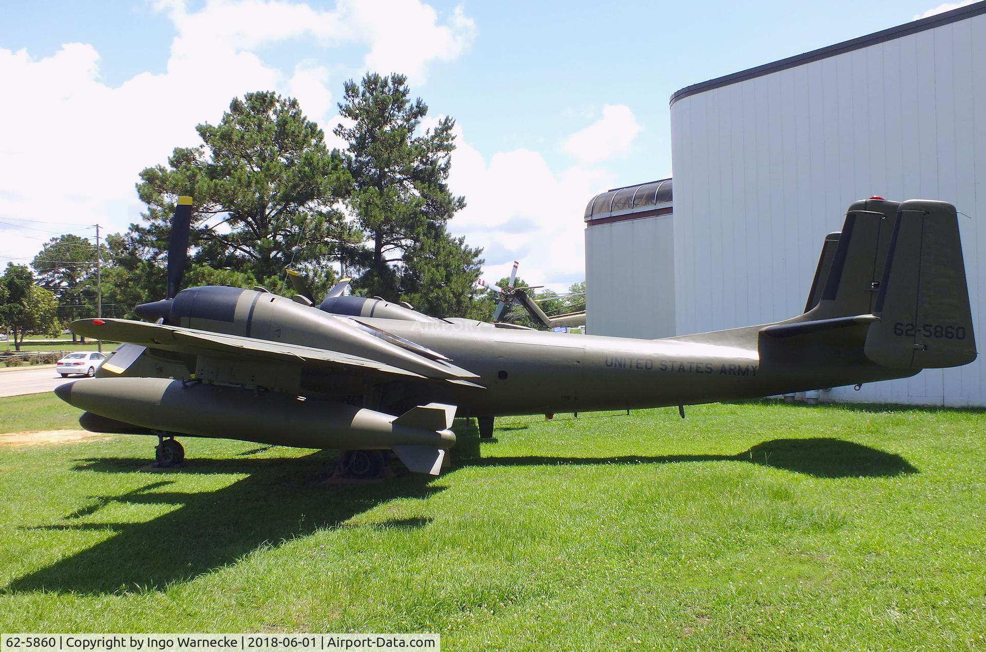 62-5860, 1962 Grumman OV-1B Mohawk C/N 19B, Grumman OV-1B Mohawk at the US Army Aviation Museum, Ft. Rucker