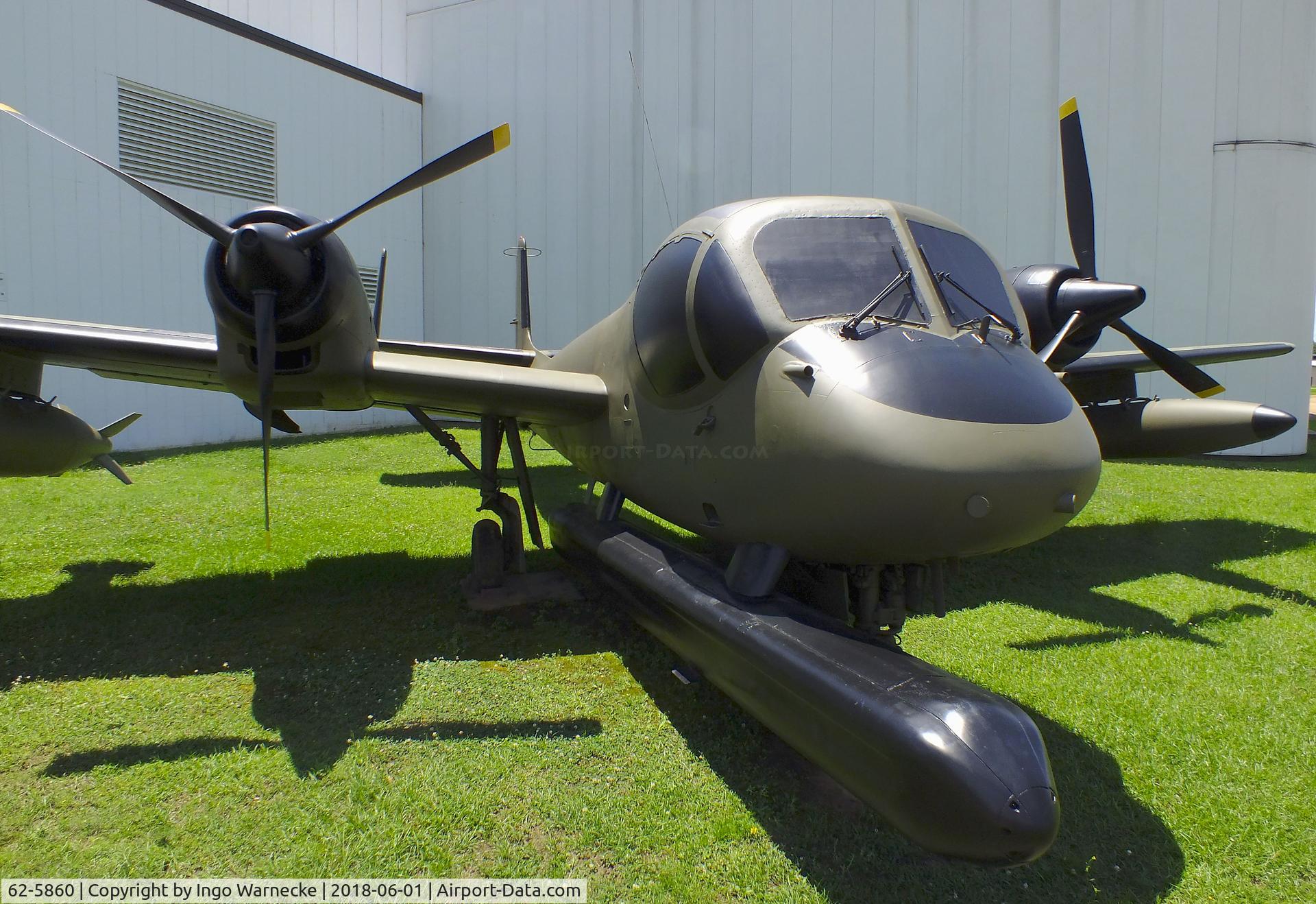 62-5860, 1962 Grumman OV-1B Mohawk C/N 19B, Grumman OV-1B Mohawk at the US Army Aviation Museum, Ft. Rucker