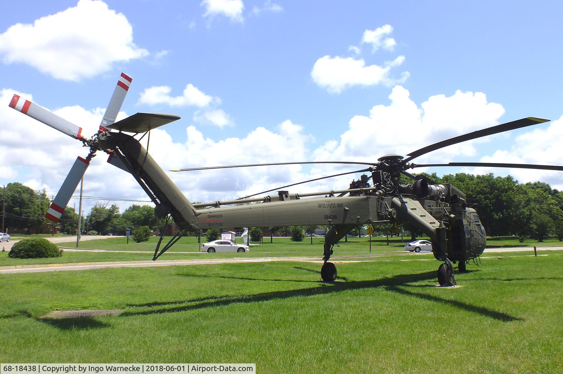 68-18438, 1968 Sikorsky CH-54A Tarhe C/N 64.040, Sikorsky CH-54A Tarhe at the US Army Aviation Museum, Ft. Rucker