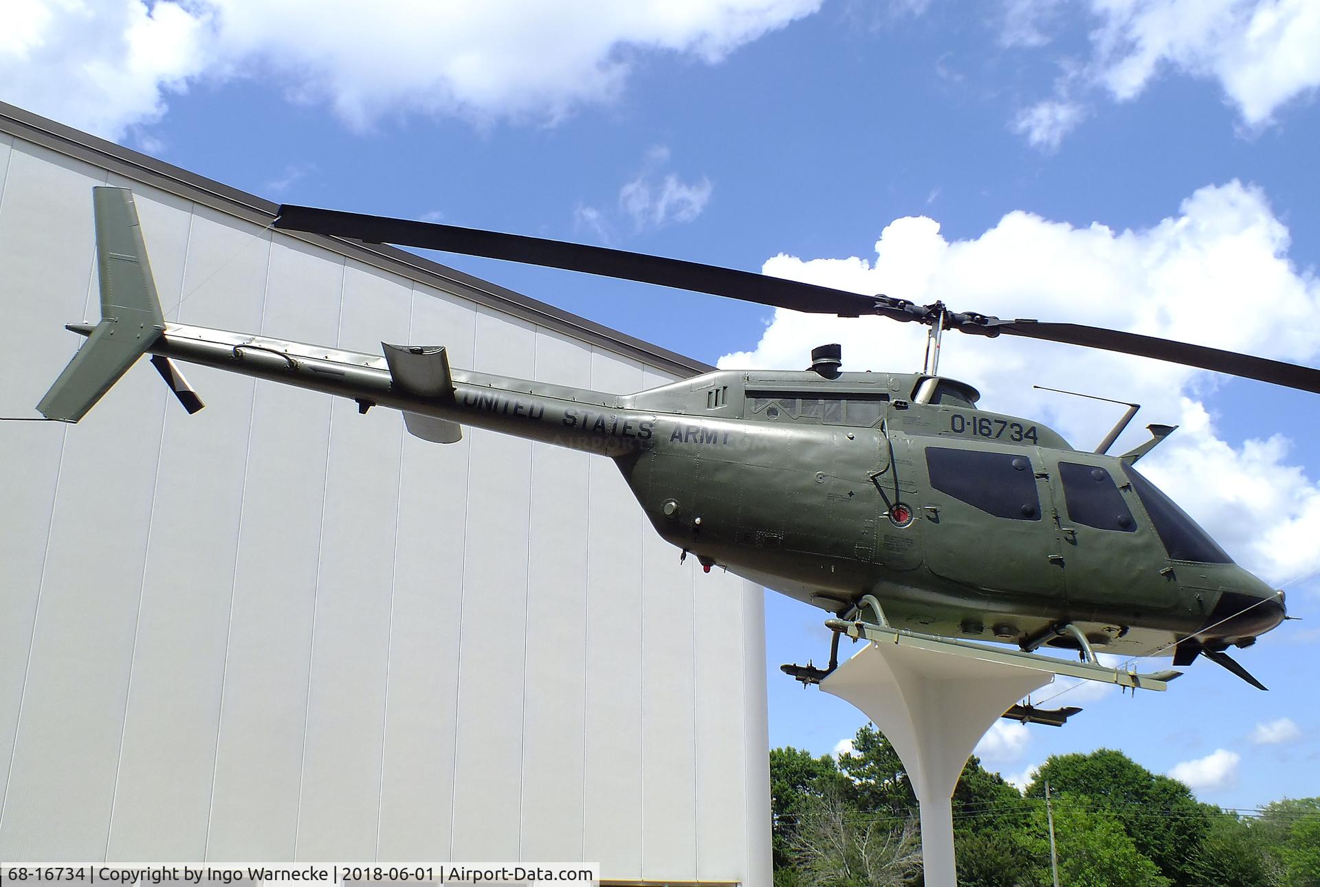 68-16734, 1968 Bell OH-58C Kiowa C/N 40048, Bell OH-58C Kiowa at the US Army Aviation Museum, Ft. Rucker