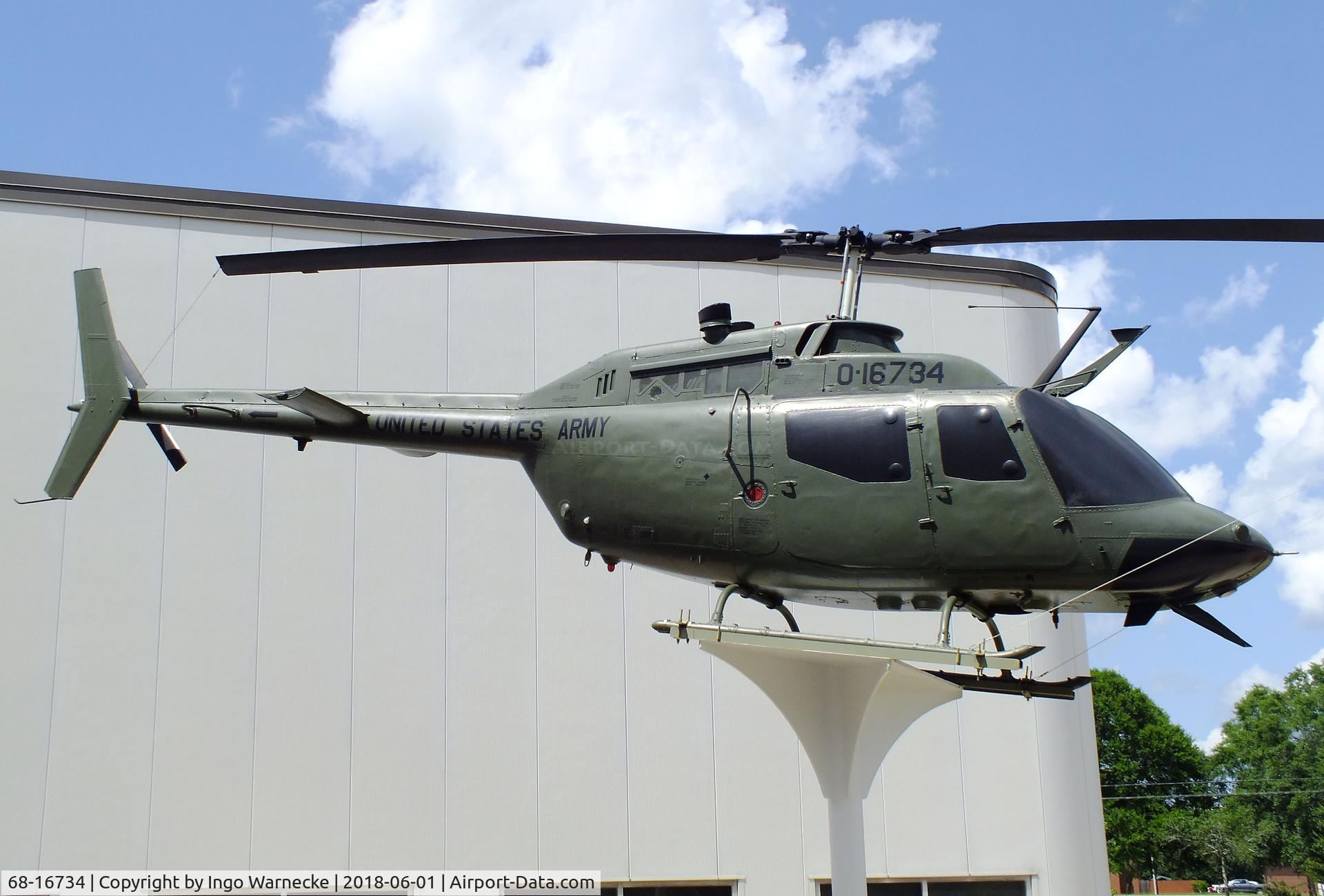 68-16734, 1968 Bell OH-58C Kiowa C/N 40048, Bell OH-58C Kiowa at the US Army Aviation Museum, Ft. Rucker