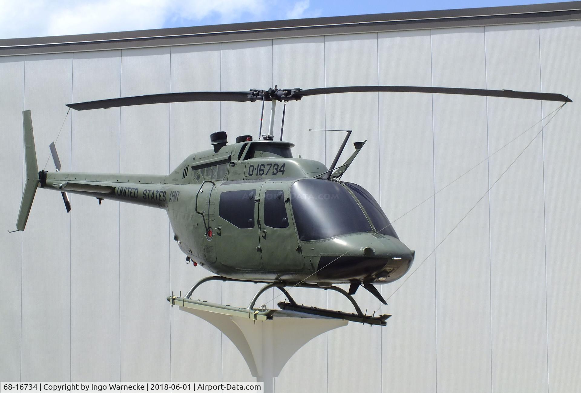 68-16734, 1968 Bell OH-58C Kiowa C/N 40048, Bell OH-58C Kiowa at the US Army Aviation Museum, Ft. Rucker