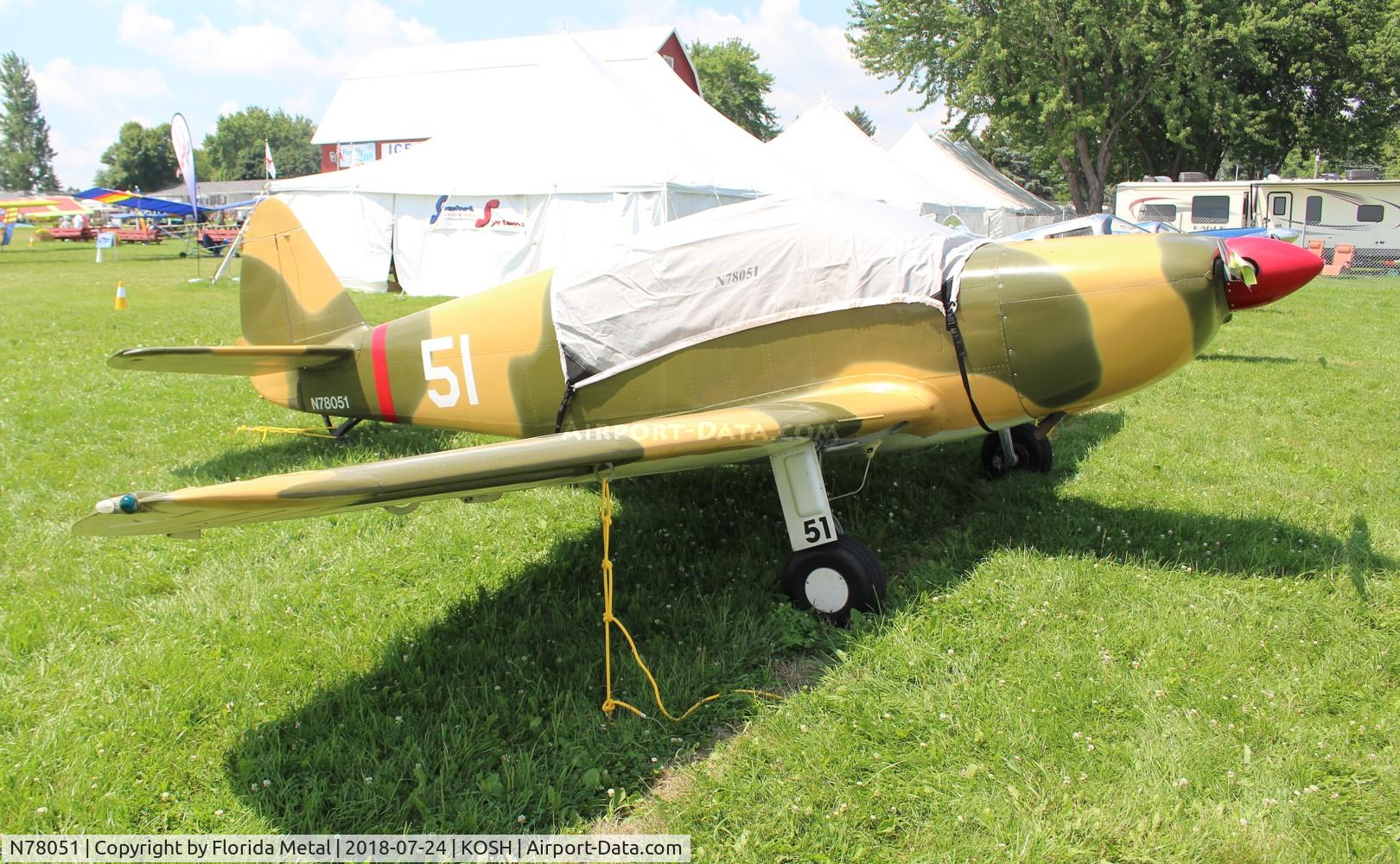 N78051, 1946 Globe GC-1B Swift C/N 2051, Globe GC-1B