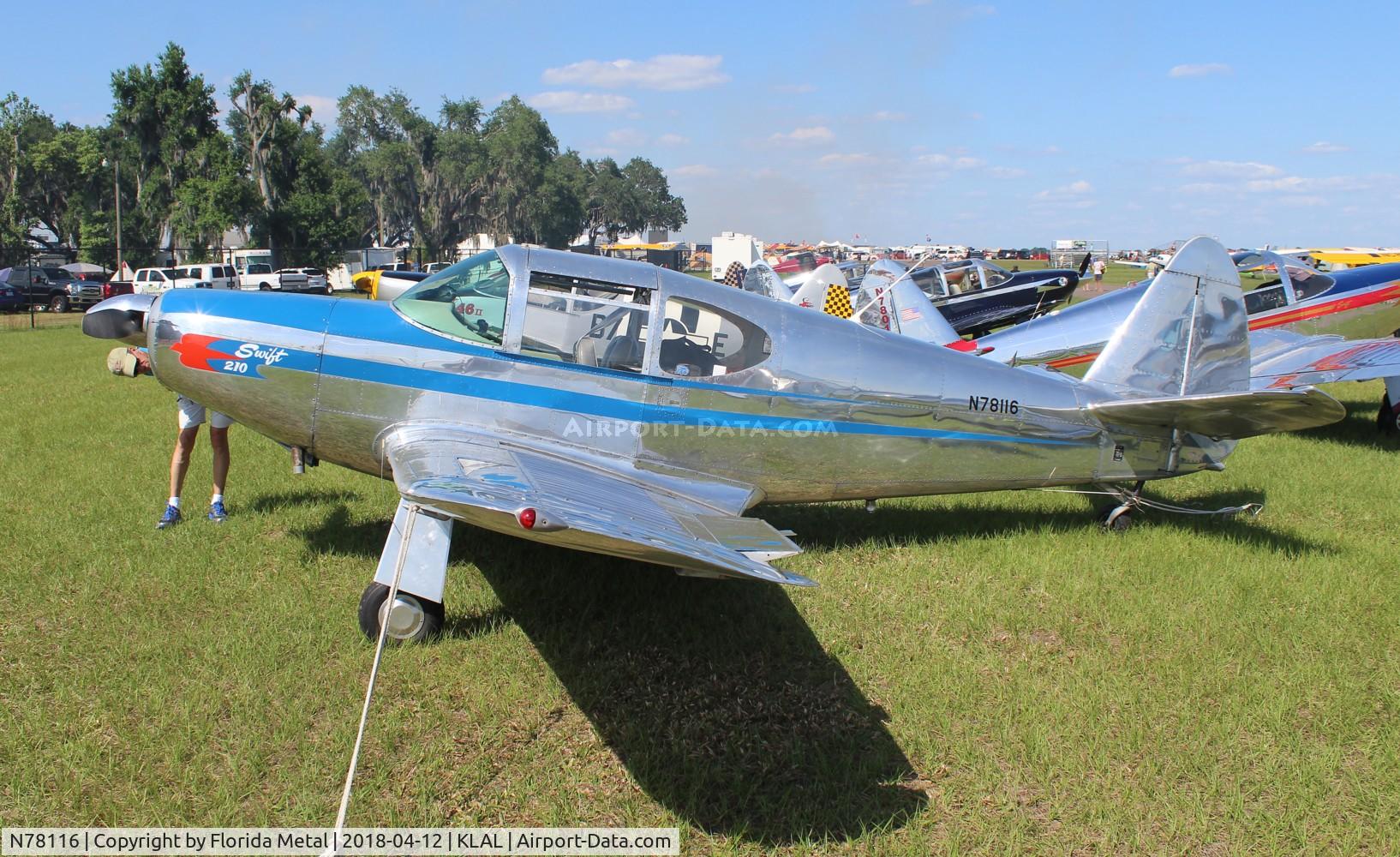 N78116, 1946 Globe GC-1B Swift C/N 2116, Globe GC-1B