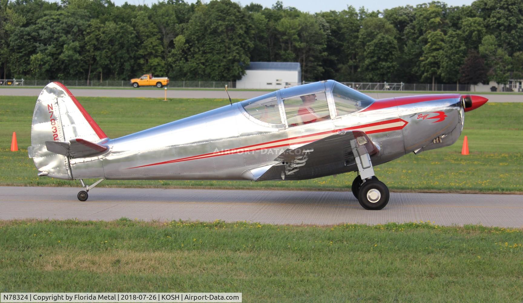 N78324, 1948 Globe GC-1B Swift C/N 2324, Globe GC-1B