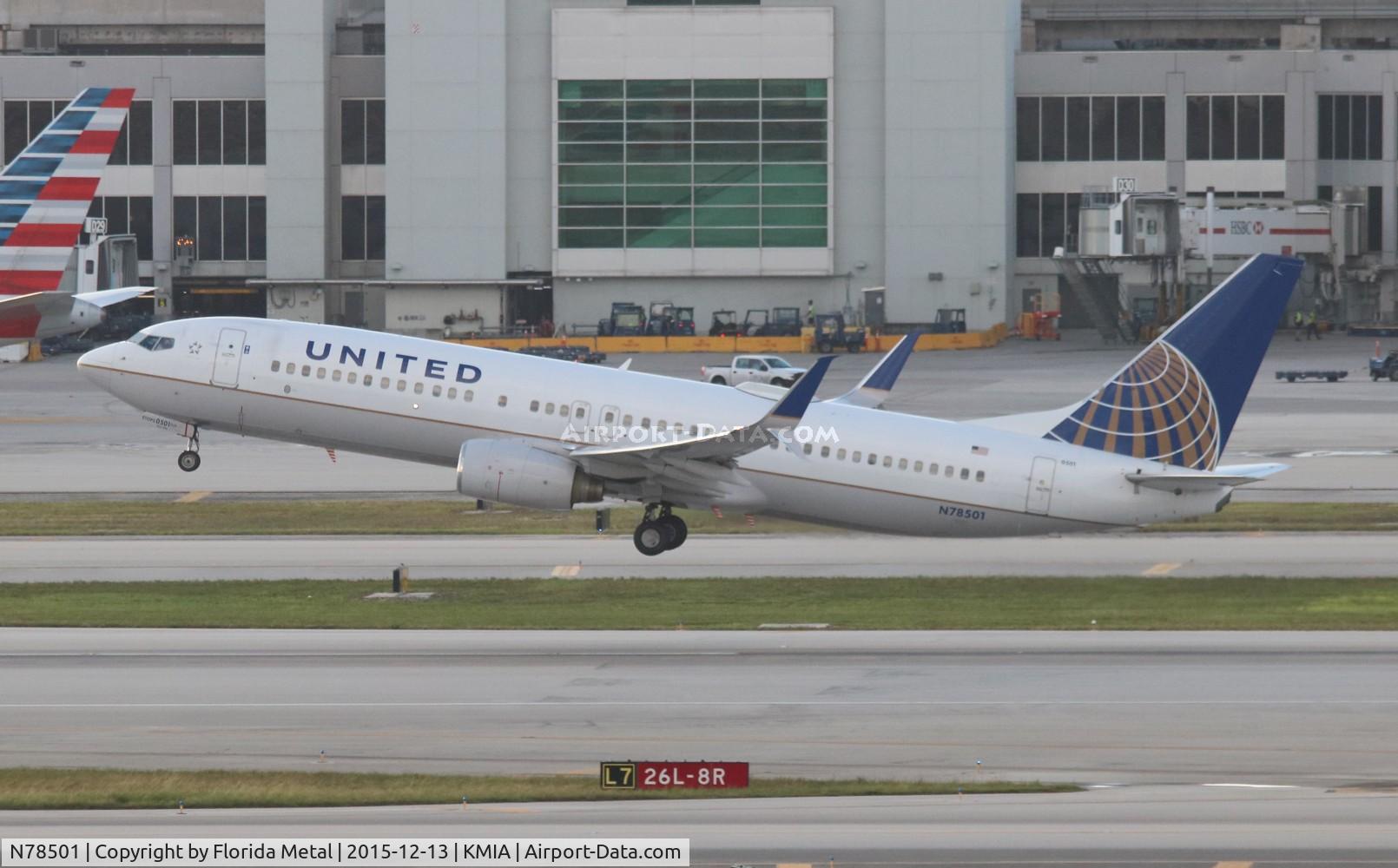 N78501, 2006 Boeing 737-824 C/N 31602, United 737-824