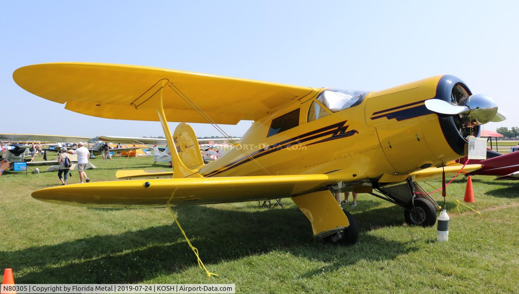 N80305, 1946 Beech G17S C/N B-04, Beech 17 Staggerwing
