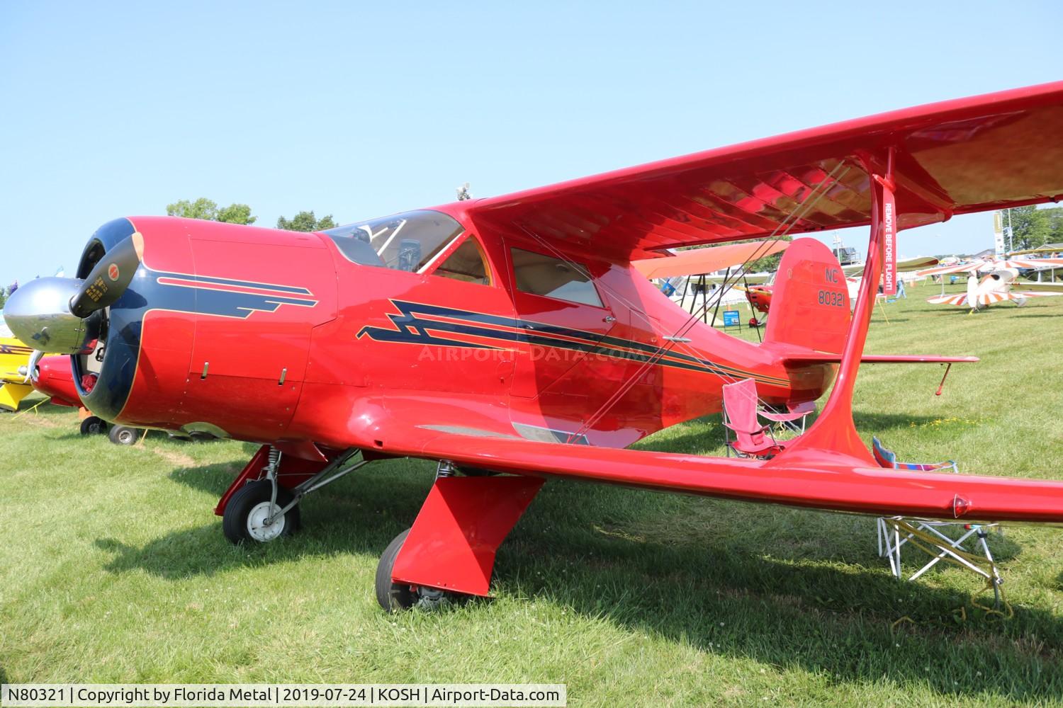 N80321, 1946 Beech G17S C/N B-20, Beech 17 Staggerwing