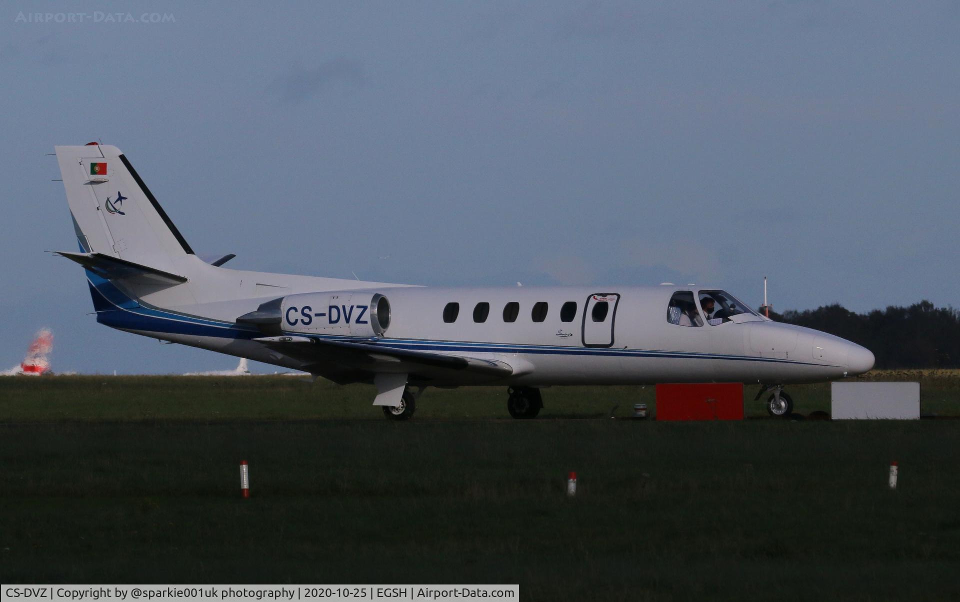 CS-DVZ, 1982 Cessna 550 Citation II C/N 550-0443, Seen arriving at Norwich