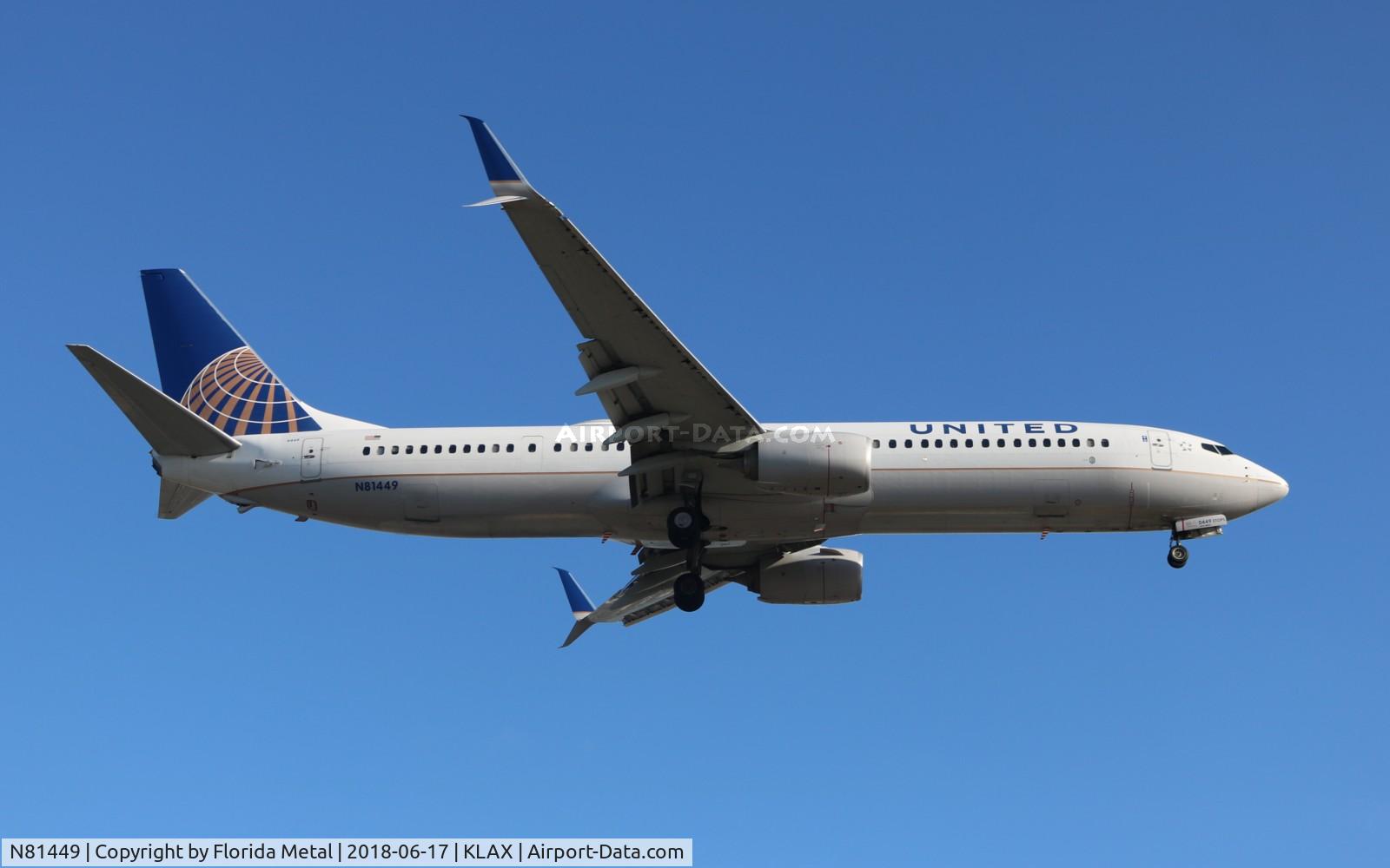 N81449, 2009 Boeing 737-924/ER C/N 31651, United 737-924