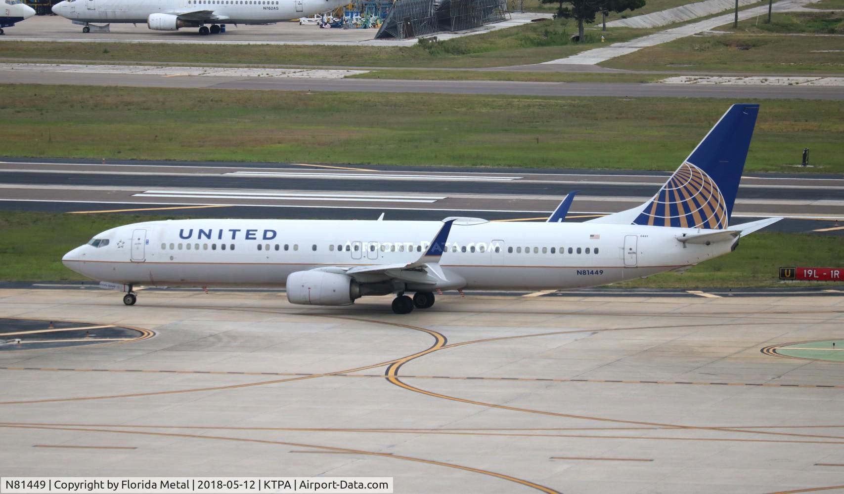 N81449, 2009 Boeing 737-924/ER C/N 31651, United 737-924